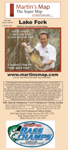 LAKE FORK MAP - TWO MAP SET - Martins Map - The Super Map