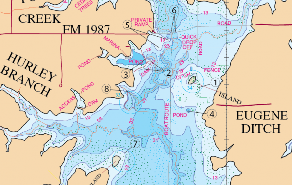 LEARN THE LAKE SERIES – MIDDLE OF LITTLE CANEY CREEK - Martins Map ...